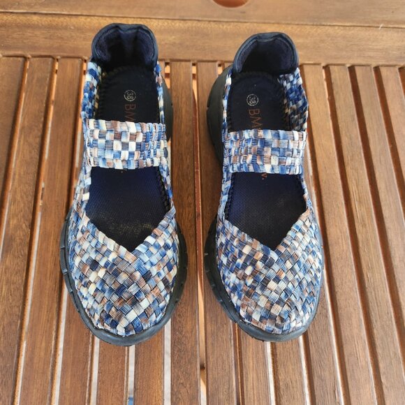 Bernie Mev European Slip-On Comfort Mary Jane Shoes Size EU 38 US 7-7.5 Grip - Picture 1 of 13
